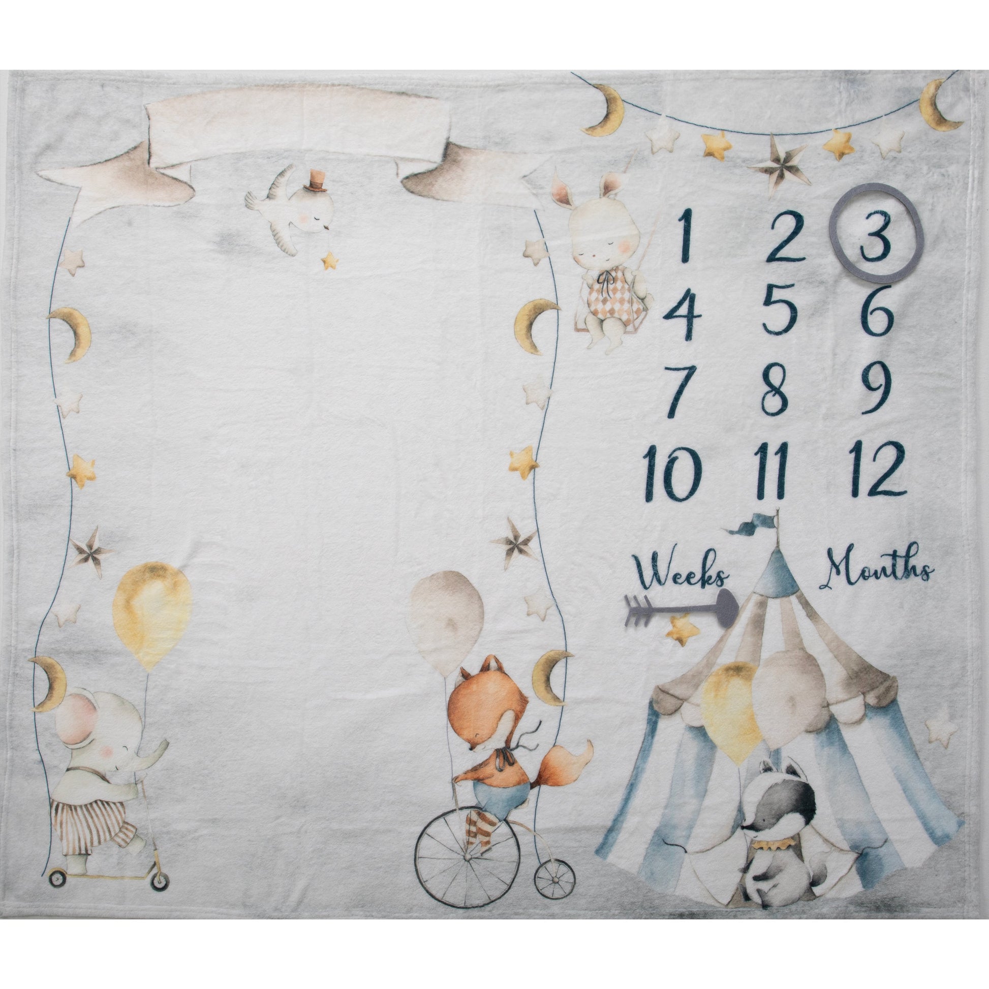 Our milestone markers are versatile and easy to use. Simply place the marker next to your baby in photos to indicate their age or use them as props in other milestone moments. When you're done, store them safely in the reusable storage bag for future use or as a keepsake to treasure for years to come.