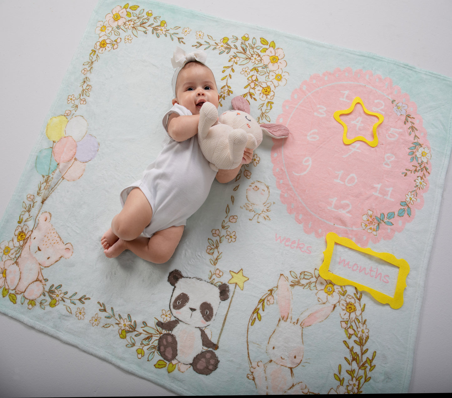 Bunny and Friends Floral Garden Replacement Markers