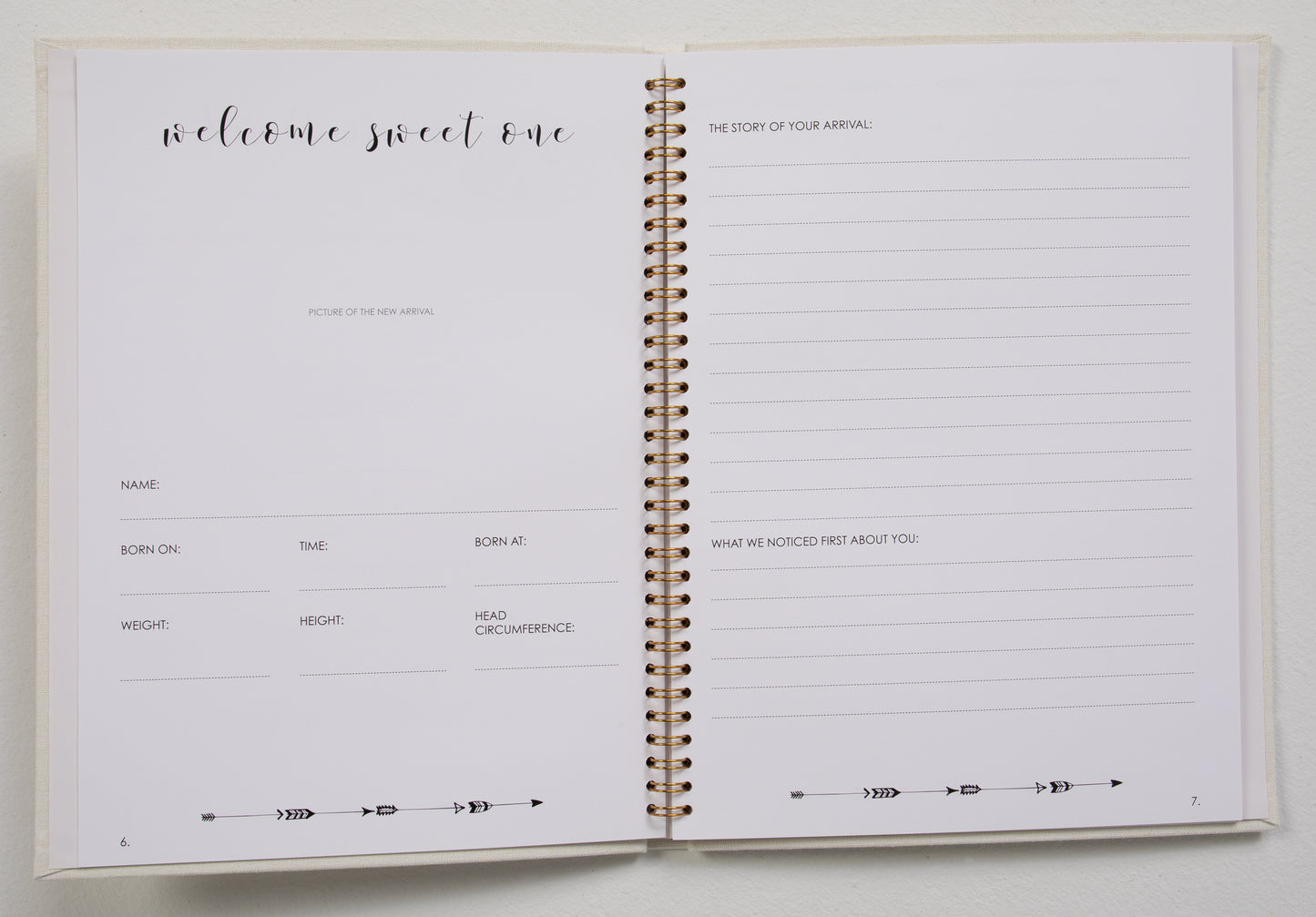 Inside, you'll find easy-to-fill layouts that guide you through documenting each milestone, from your baby's first smile to their first steps and beyond. The thoughtfully designed pages make it a breeze to capture every detail, leaving you with a comprehensive and heartwarming record of your baby's early years.