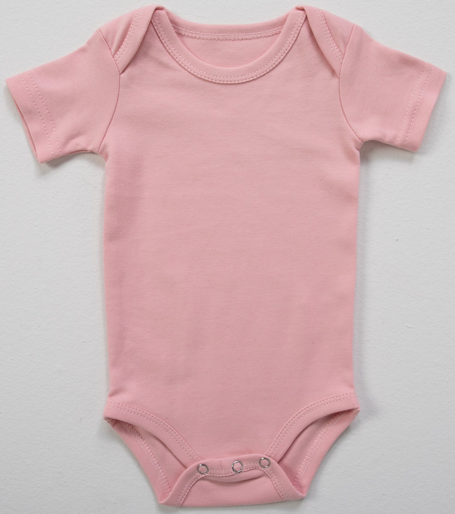 Magical Unicorn and Rainbow Short Sleeve Pink Personalized Onesie