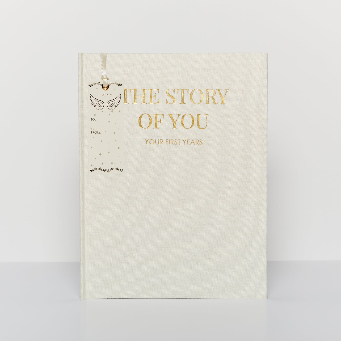 Heavenly Dreams Angel Baby's First Year Baby Book and Bookmark set