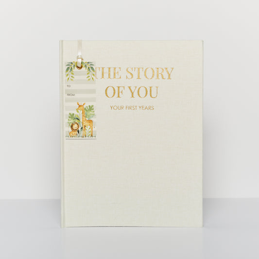 Preserve the enchanting moments of your baby's early years in a Linen Baby Book that is as beautiful as the memories it holds. As you turn its pages, you'll find yourself immersed in the story of your baby's first steps, first words, and the boundless love that fills every page. Order yours today and create a lasting legacy of love and joy.