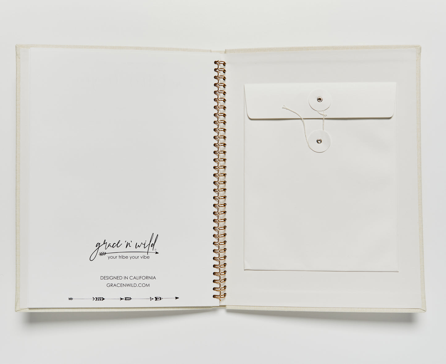 A built-in pocket at the back of the book provides a secure place to store small mementos, such as a lock of hair, hospital bracelets, or other sentimental tokens that hold special meaning.