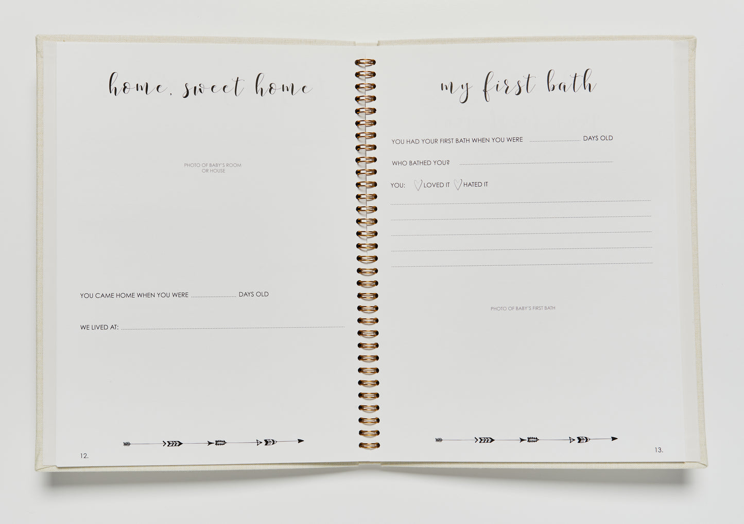 Heavenly Dreams Angel Baby's First Year Baby Book and Bookmark set