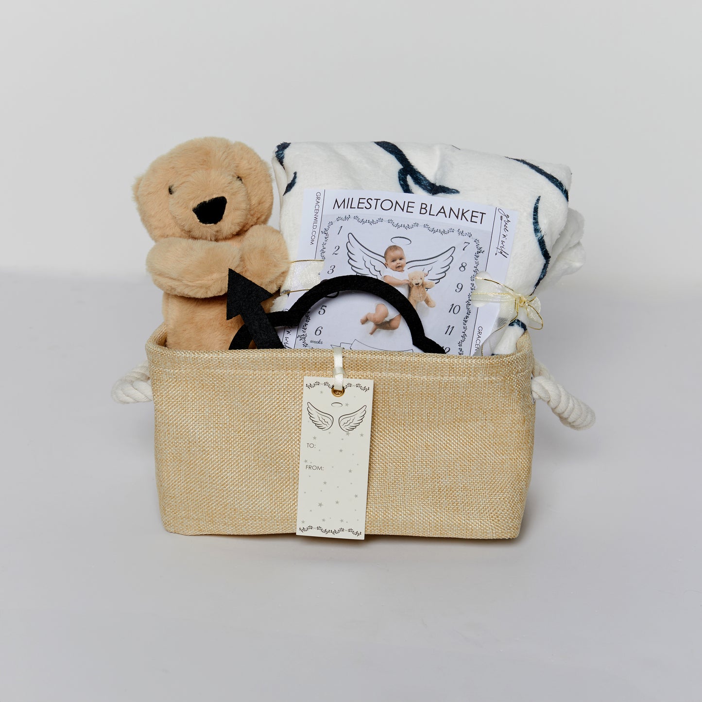 Heavenly Dreams Angel Keepsake Stuffed Fur Teddy Bear