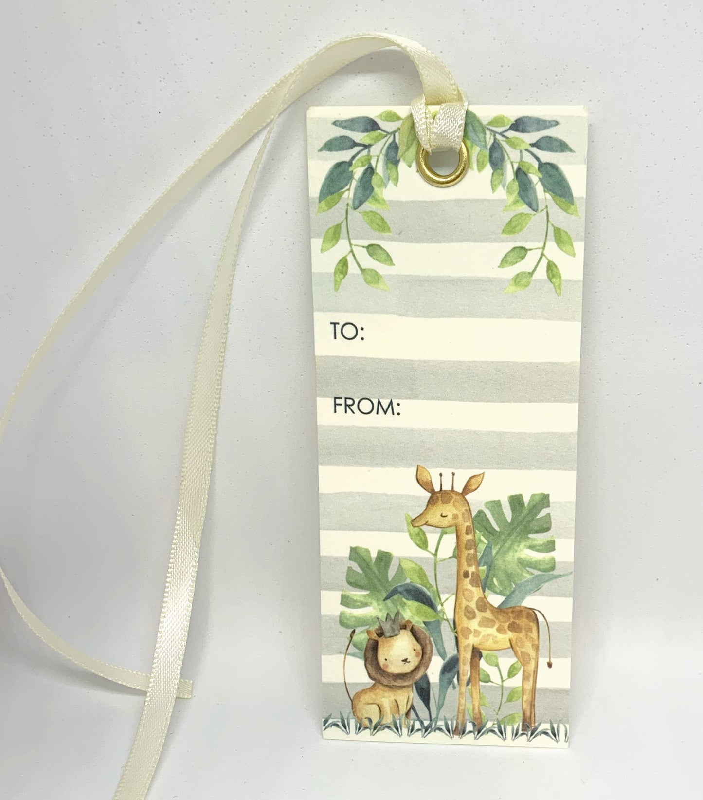 Wildlife Wonders Safari Animals Deluxe Milestone Gift Basket