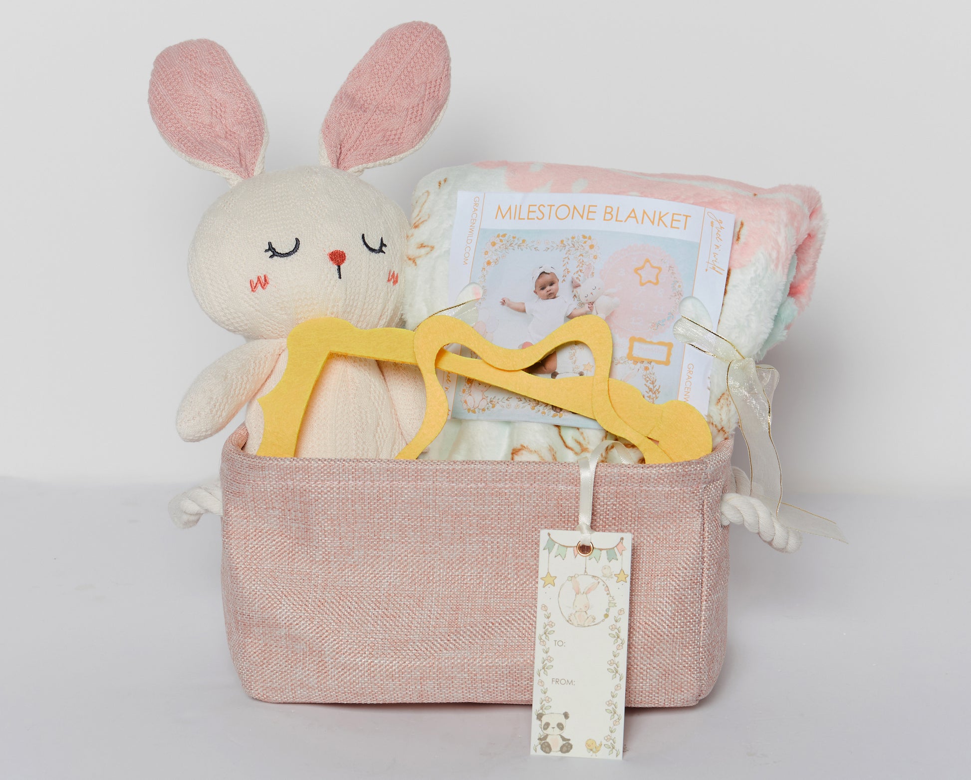 Bunny and Friends Floral Garden Stuffed Bunny