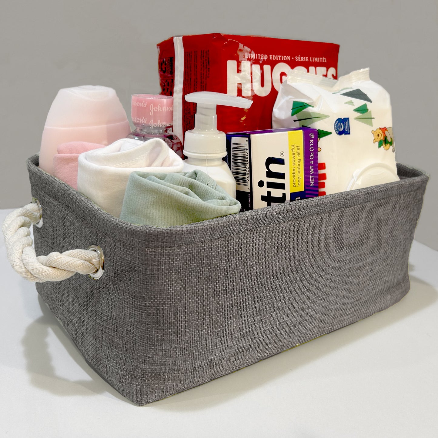 Dark Gray Storage Basket