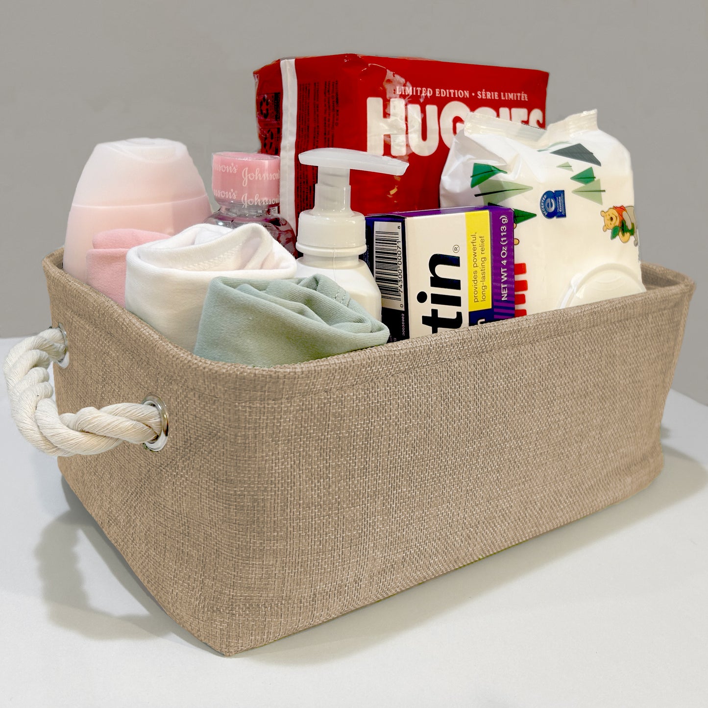 Tan Storage Basket