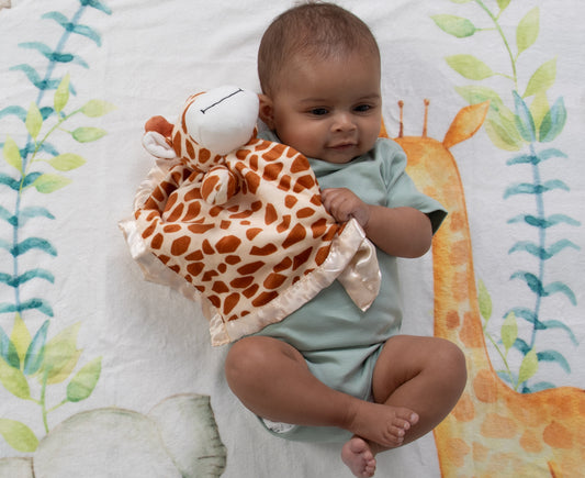Our Plush Giraffe is made from the highest quality, ultra-soft materials to ensure a touch that's as gentle as a cloud. Its plush fur is a delight to touch, making it an ideal snuggle buddy for bedtime or a comforting friend during playtime.