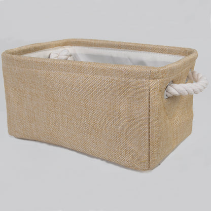 Crafted with care from high-quality, durable materials, our Baby Storage Basket is designed to withstand the wear and tear of everyday use. It's built to last through all the stages of your baby's growth. Convenient handles on each side of the basket allow you to easily transport it from room to room. Whether you're changing diapers or playing on the floor, your essentials are just a reach away.
