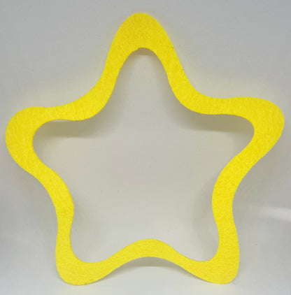 Our milestone markers are made of a soft yellow felt and are versatile and easy to use. Simply place the marker next to your baby in photos to indicate their age or use them as props in other milestone moments. When you're done, store them safely in the reusable storage bag for future use or as a keepsake to treasure for years to come. 5.5” H x 5.5” H